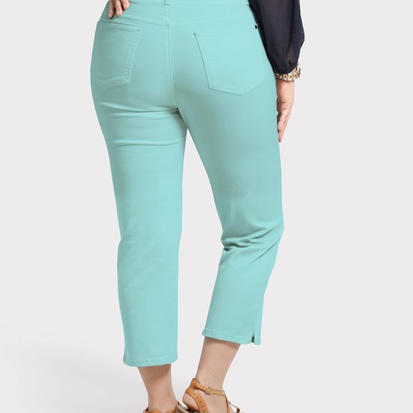 OLGYN Women’s Stretch Acqua Plus Size Capri Pant - Picture 2 of 5